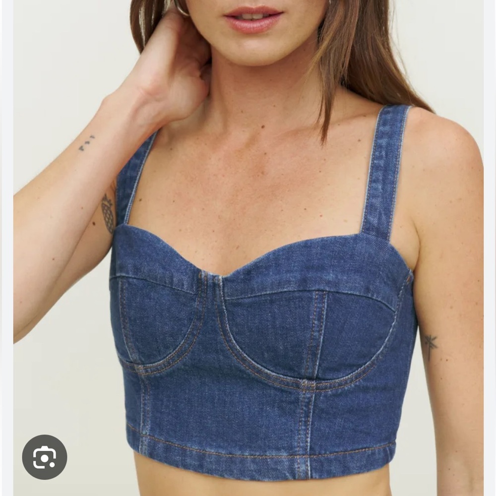 Reformation Nikki Bustier Top